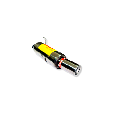 ESCAPE TRASERO INOXIDABLE NO HOMOLOGADO:PEUGEOT 206 1Ø101