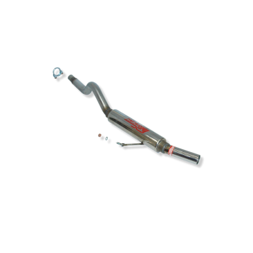 ESCAPE TRASERO INOXIDABLE GRUPO-N USO EXCLUSIVO PARA COMPETICIÓN:RENAULT CLIO II 1Ø50