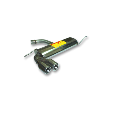 ESCAPE TRASERO INOXIDABLE NO HOMOLOGADO:VOLKSWAGEN GOLF V / AUDI A3 / SEAT LEON / VOLKSWAGEN GOLF VI / VOLKSWAGEN SCIROCCO 2Ø85
