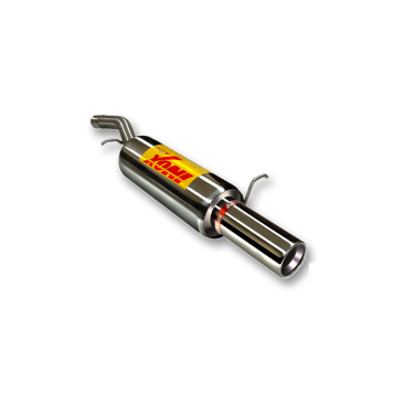 ESCAPE TRASERO INOXIDABLE NO HOMOLOGADO:FORD FIESTA 1Ø101