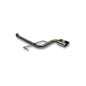 ESCAPE TRASERO INOXIDABLE NO HOMOLOGADO:OPEL ASTRA H 1 OVAL CENTRAL SIN SILENCIADOR