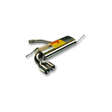 ESCAPE TRASERO INOXIDABLE NO HOMOLOGADO:AUDI A3 / SEAT LEON / VOLKSWAGEN GOLF V 2Ø73