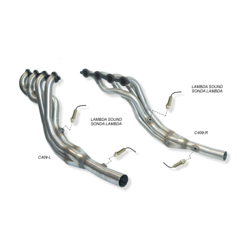 COLECTOR DE ESCAPE DEPORTIVO TUBULAR INOXIDABLE:CHEVROLET CAMARO SS