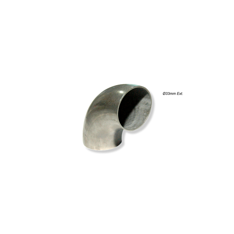 CODO 90º INOXIDABLE Ø33mm