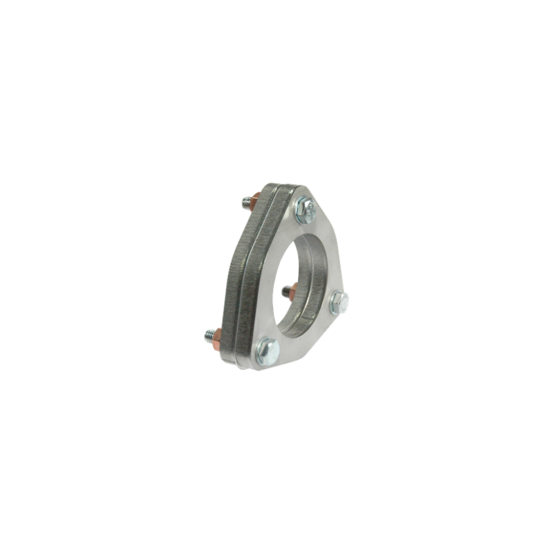 KIT COMPLETO UNIÓN PLACAS TRIANGULARES INOX PARA TUBO Ø51mm