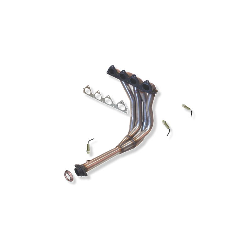 COLECTOR DE ESCAPE DEPORTIVO TUBULAR INOXIDABLE:HONDA CIVIC / HONDA CIVIC DEL SOL / HONDA CIVIC CRX  / HONDA CIVIC CRX