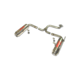 ESCAPE TRASERO INOXIDABLE NO HOMOLOGADO:TOYOTA CELICA 1 tipo moto por cada lado