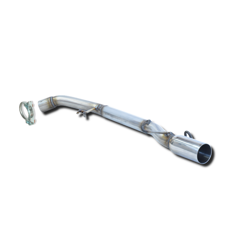 ESCAPE TRASERO INOXIDABLE GRUPO-A USO EXCLUSIVO PARA COMPETICIÓN:FORD ESCORT 1Ø73 SIN BORDON