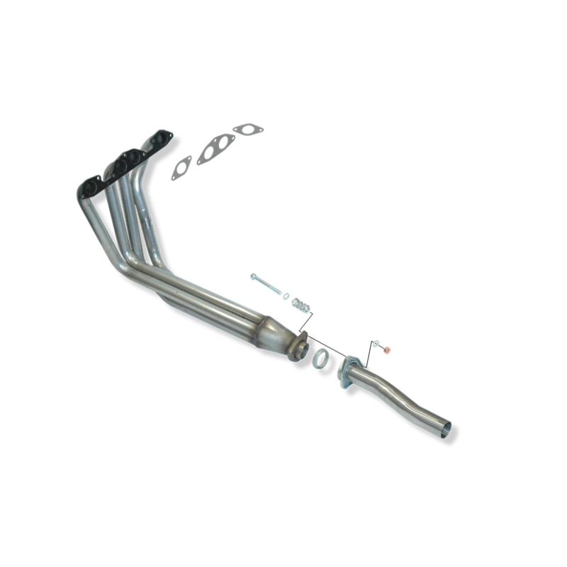 COLECTOR DE ESCAPE DEPORTIVO TUBULAR INOXIDABLE:SEAT MALAGA / SEAT RONDA / SEAT IBIZA