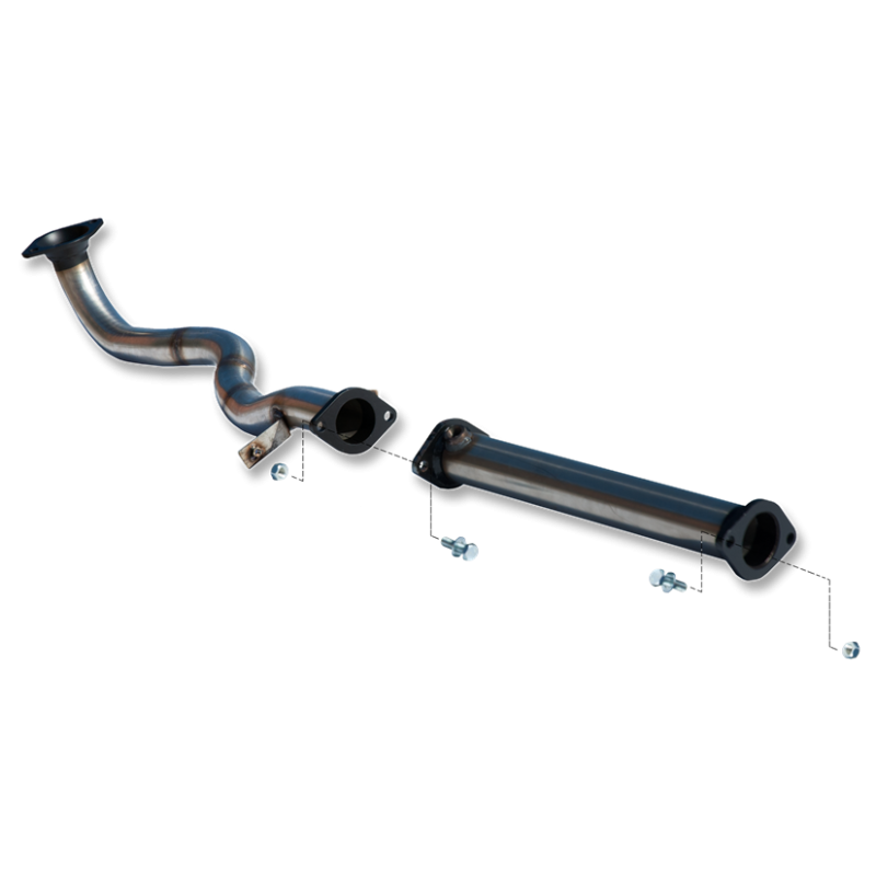 TUBO SUPRESOR DE CATALIZADOR INOXIDABLE USO EXCLUSIVO PARA COMPETICIÓN:MITSUBISHI LANCER EVO9 / MITSUBISHI LANCER EVO8