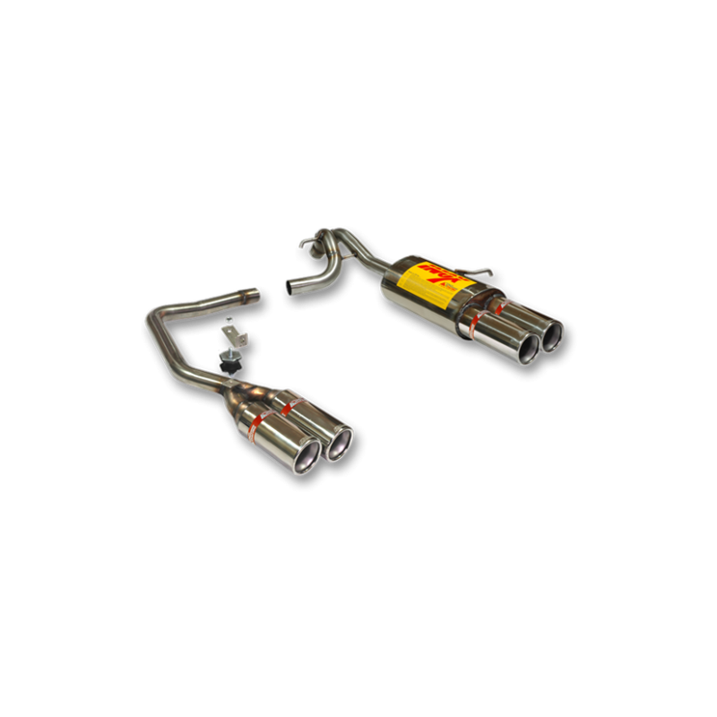 ESCAPE TRASERO INOXIDABLE NO HOMOLOGADO:PEUGEOT 207 RC 2Ø85 POR CADA LADO