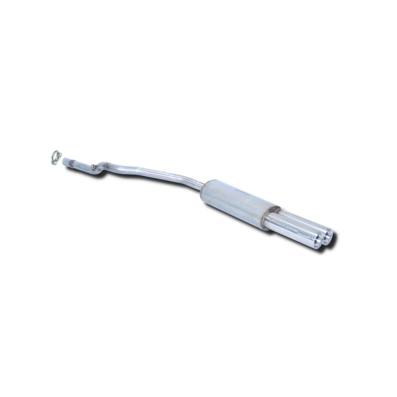 ESCAPE TRASERO INOXIDABLE NO HOMOLOGADO:PORSCHE 924 2Ø85