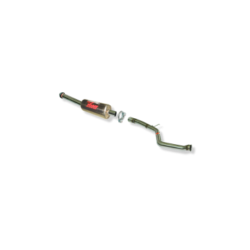 TRAMO INTERMEDIO INOXIDABLE CON SILENCIADOR NO HOMOLOGADO:PEUGEOT 206