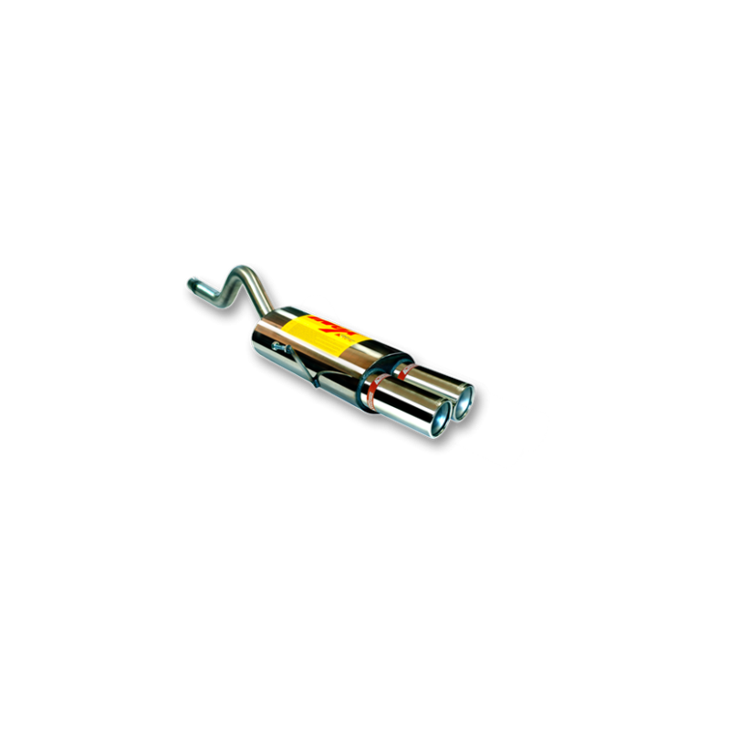 ESCAPE TRASERO INOXIDABLE NO HOMOLOGADO:RENAULT CLIO II / RENAULT  CLIO II 2Ø85