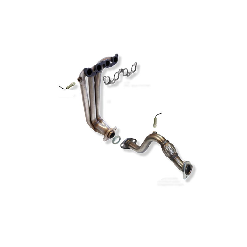 COLECTOR DE ESCAPE DEPORTIVO TUBULAR INOXIDABLE:SEAT IBIZA / VW GOLF II / VW GOLF III / VW JETTA / VW VENTO / SEAT CÓRDOBA