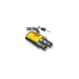 ESCAPE TRASERO INOXIDABLE NO HOMOLOGADO:BMW 120D / BMW 118D 2Ø73