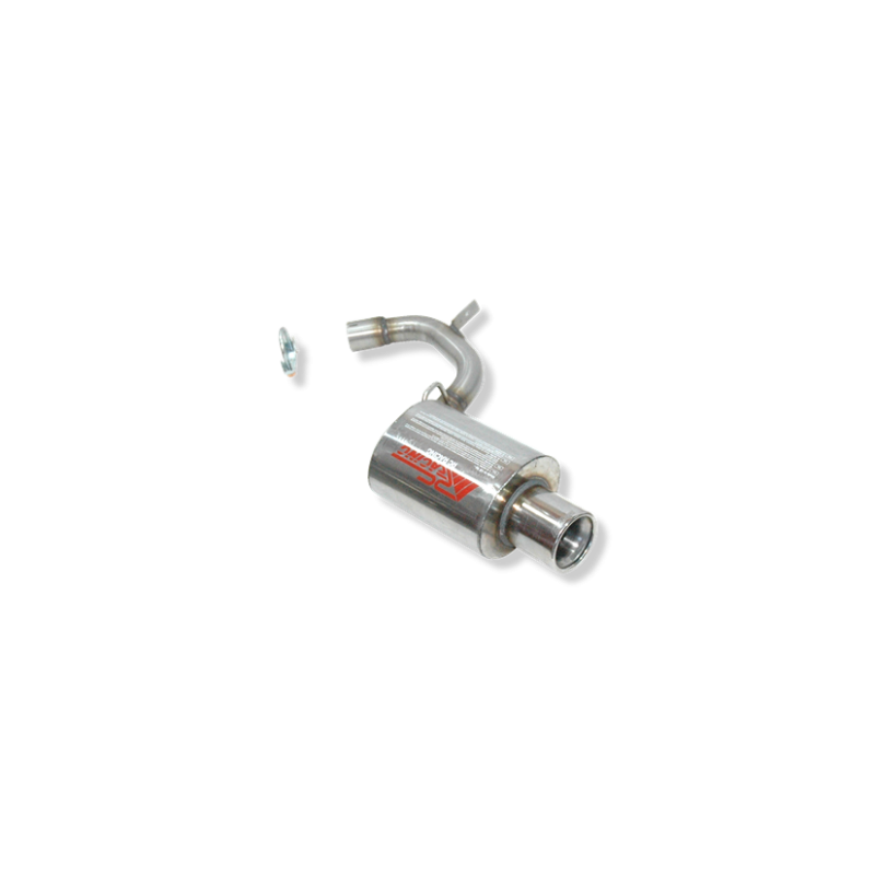 ESCAPE TRASERO INOXIDABLE NO HOMOLOGADO:BMW 120D / BMW 118D 1Ø101