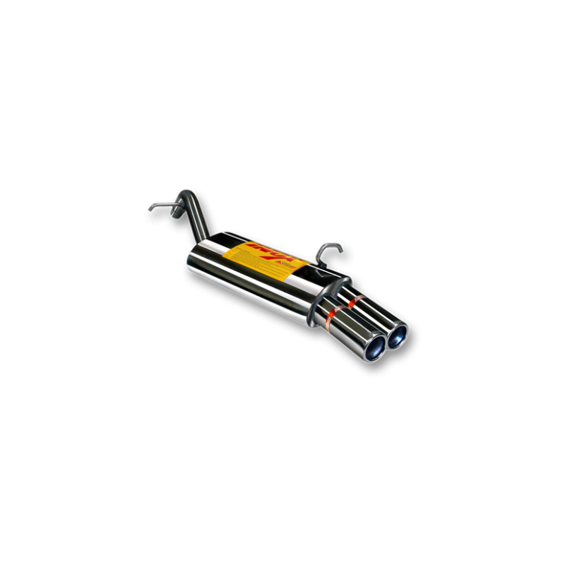 ESCAPE TRASERO INOXIDABLE NO HOMOLOGADO:PEUGEOT 207 / PEUGEOT 207 CC 2Ø73