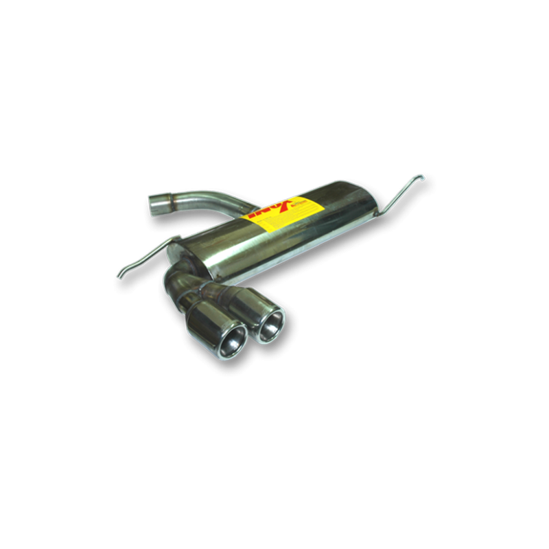 ESCAPE TRASERO INOXIDABLE NO HOMOLOGADO:VOLKSWAGEN GOLF V / AUDI A3 / SEAT LEON / VOLKSWAGEN GOLF VI / VOLKSWAGEN SCIROCCO 2Ø85