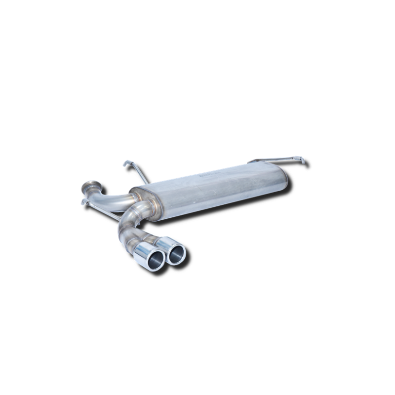 ESCAPE TRASERO INOXIDABLE NO HOMOLOGADO:PEUGEOT 206 RC 2Ø73