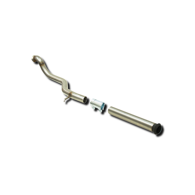 TRAMO INTERMEDIO INOXIDABLE SIN SILENCIADOR USO EXCLUSIVO PARA COMPETICIÓN:PEUGEOT 206 RC
