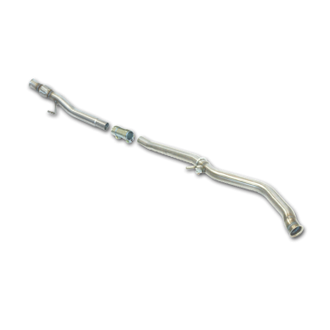 TUBO SUPRESOR DE CATALIZADOR INOXIDABLE USO EXCLUSIVO PARA COMPETICIÓN PEUGEOT 206 2.0 HDI 99-12/06