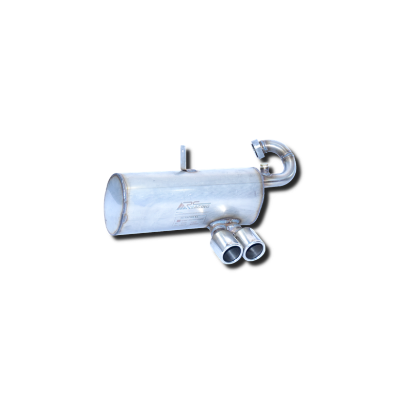 ESCAPE TRASERO INOXIDABLE NO HOMOLOGADO SMART 452 04/03-11/05