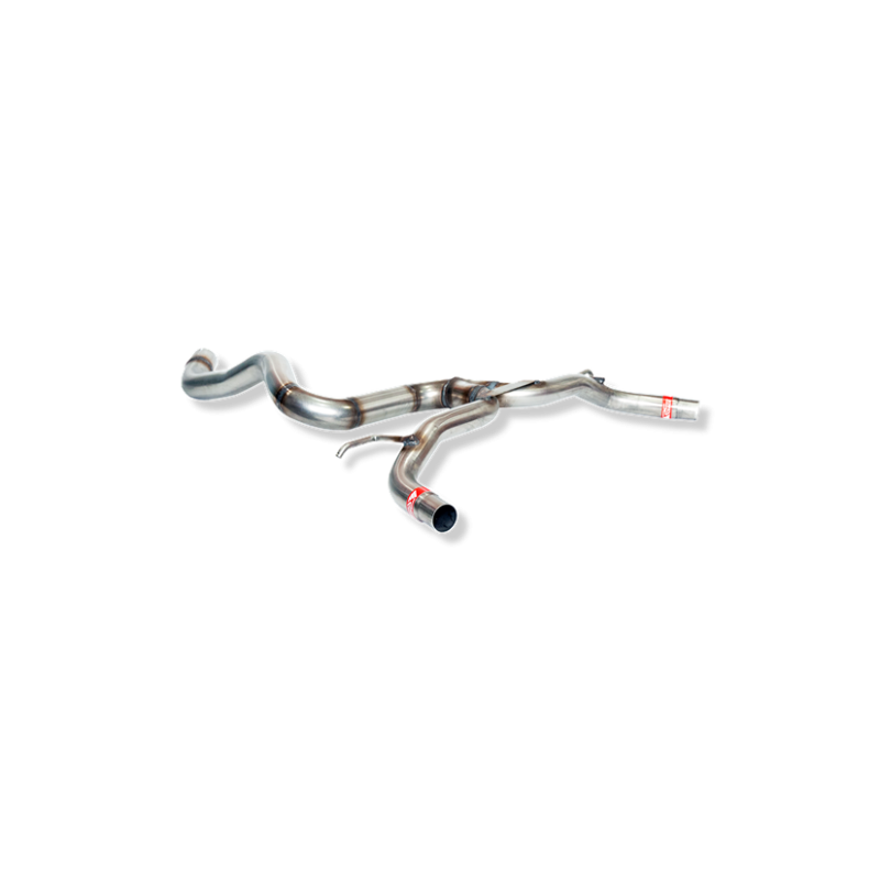 ESCAPE TRASERO INOXIDABLE GRUPO-A USO EXCLUSIVO PARA COMPETICIÓN RENAULT CLIO IV RS  EDC 1.6T 17-