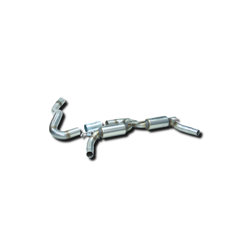 ESCAPE TRASERO INOXIDABLE GRUPO-N USO EXCLUSIVO PARA COMPETICIÓN RENAULT CLIO IV RS  EDC 1.6T 17-