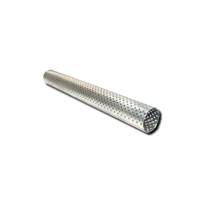 TUBO PERFORADO INOXIDABLE AISI409 1 METRO e-1,5mm Ø-60mm