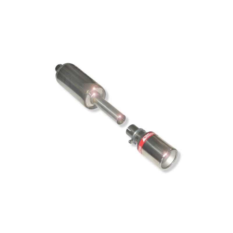 ESCAPE TRASERO INOXIDABLE