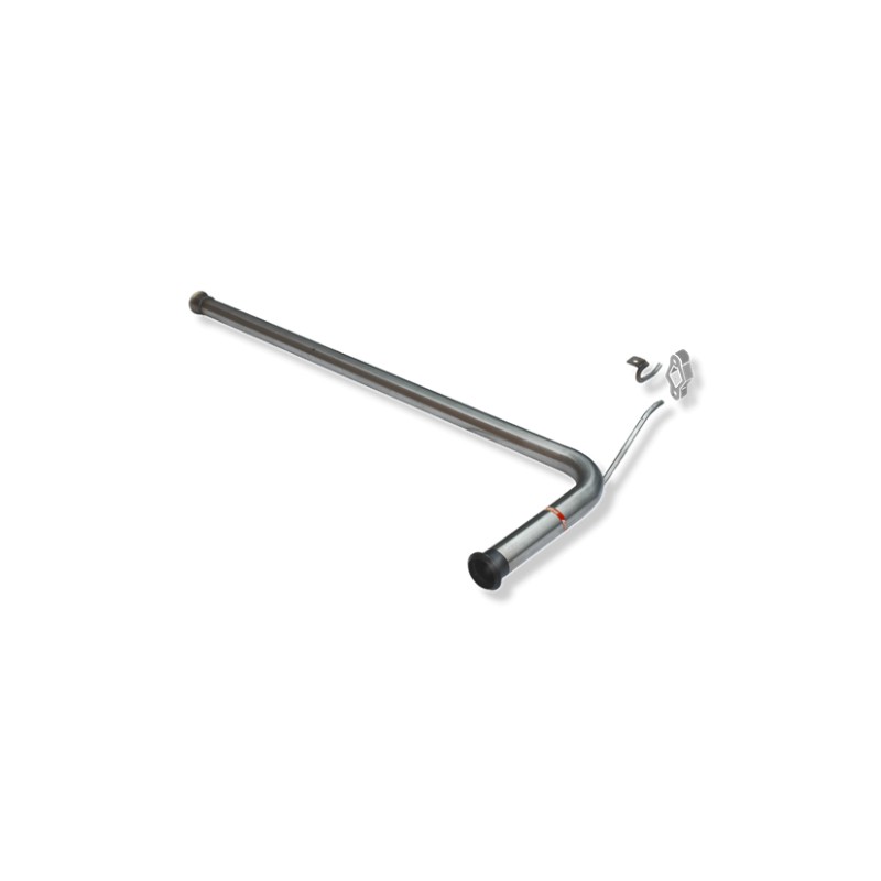 TRAMO INTERMEDIO INOXIDABLE SIN SILENCIADOR USO EXCLUSIVO PARA COMPETICIÓN RENAULT CLIO I 1.8I 16V 91-92