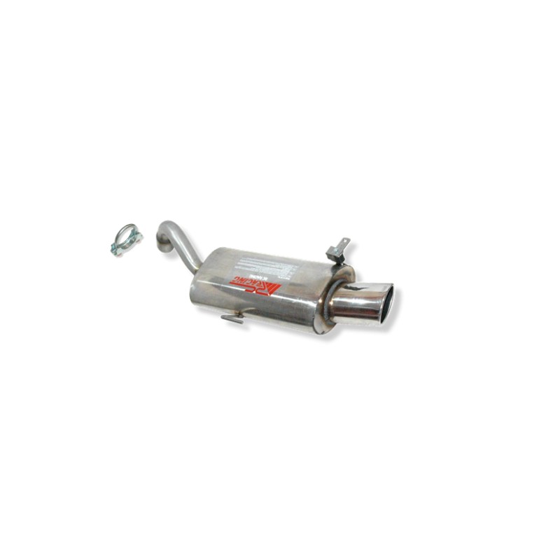 ESCAPE TRASERO INOXIDABLE NO HOMOLOGADO RENAULT CLIO II SPORT 2.0I RS 16V 01-