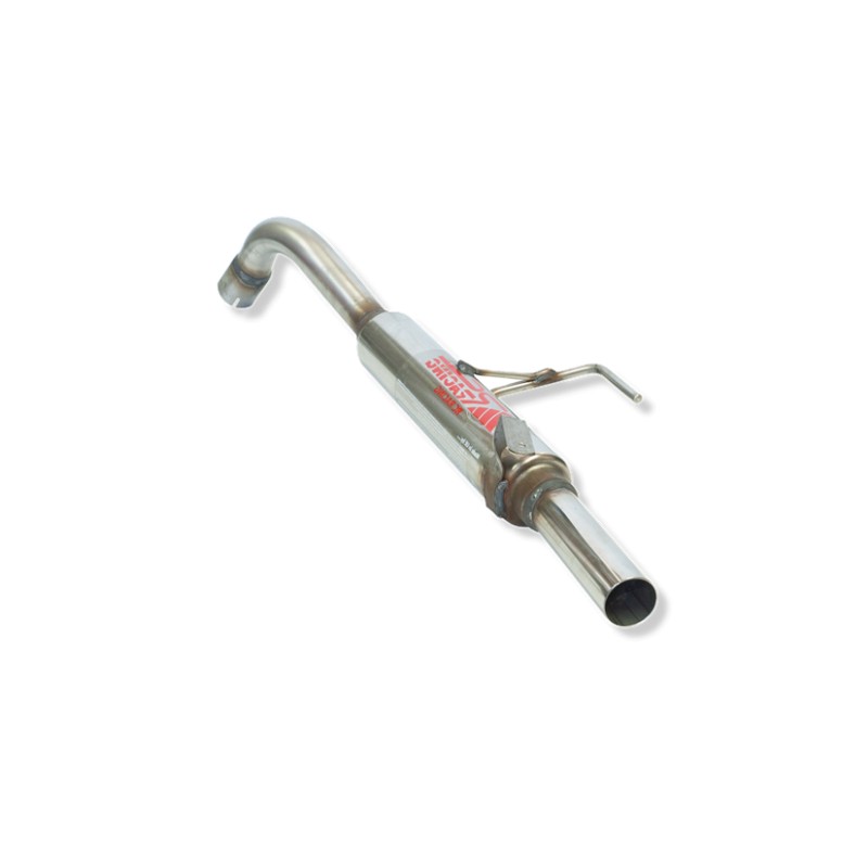 ESCAPE TRASERO INOXIDABLE GRUPO-N USO EXCLUSIVO PARA COMPETICIÓN RENAULT CLIO II SPORT 2.0I RS 16V 01-