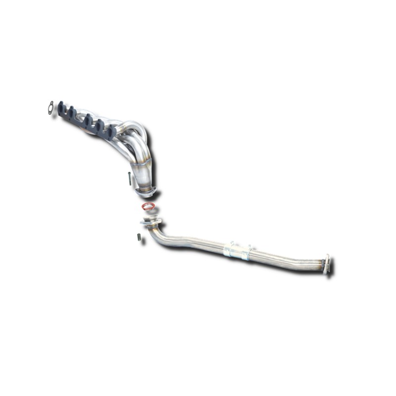 COLECTOR DE ESCAPE DEPORTIVO TUBULAR INOXIDABLE AUDI 200 2.2 5 CILINDROS 08/84-11/90