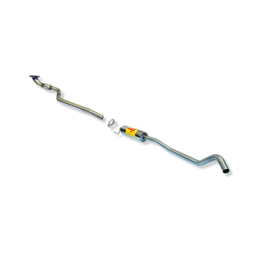 TRAMO INTERMEDIO INOXIDABLE CON SILENCIADOR NO HOMOLOGADO OPEL CORSA C 1.4I 16V 00-