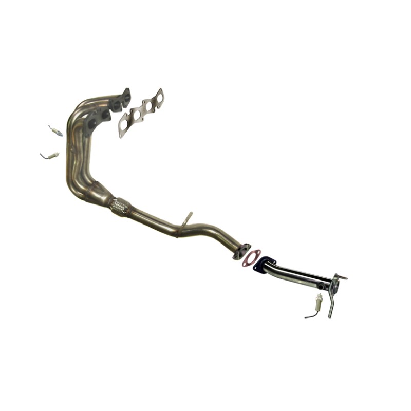 COLECTOR DE ESCAPE DEPORTIVO TUBULAR INOXIDABLE ALFA ROMEO 147 1.6i 16V TWIN SPARK 09/00-