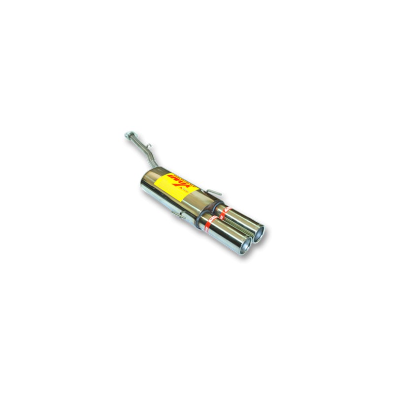 ESCAPE TRASERO INOXIDABLE NO HOMOLOGADO BMW 318I E-36 8V CATALIZADO 90-98
