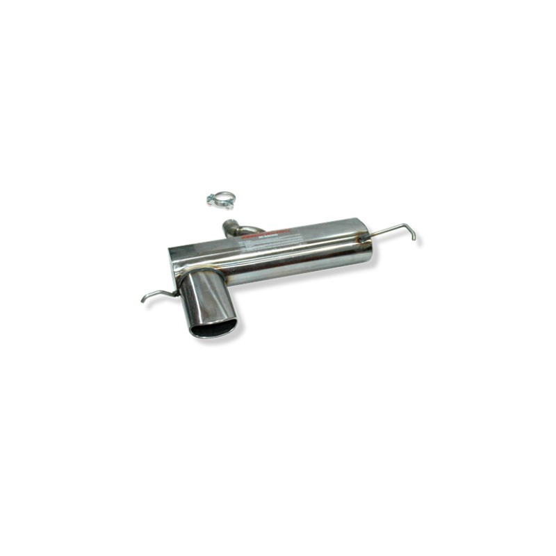 ESCAPE TRASERO INOXIDABLE NO HOMOLOGADO AUDI A3 S3 1.8 TURBO 4*4 99-02