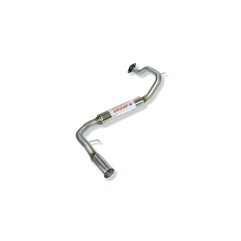 ESCAPE TRASERO INOXIDABLE GRUPO-N USO EXCLUSIVO PARA COMPETICIÓN HONDA CIVIC 1.3I 16V EC9 89-91