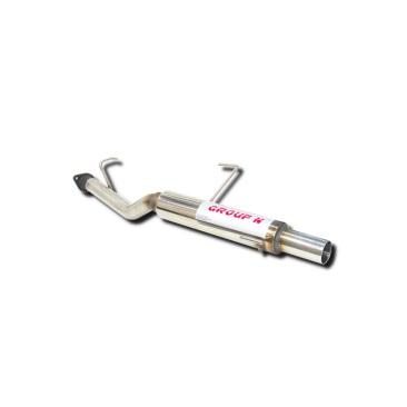 ESCAPE TRASERO INOXIDABLE GRUPO-N USO EXCLUSIVO PARA COMPETICIÓN HONDA PRELUDE 2.2I 16V VTEC 91-97