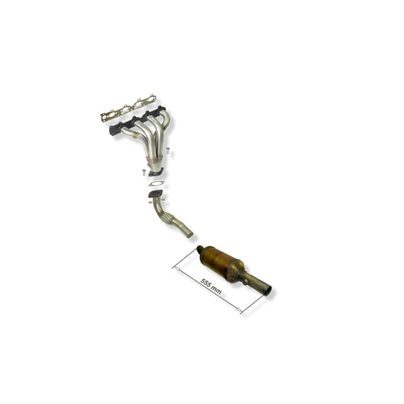 COLECTOR DE ESCAPE DEPORTIVO TUBULAR INOXIDABLE OPEL ASTRA G 2.2I 16V 10/00-
