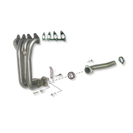 COLECTOR DE ESCAPE DEPORTIVO TUBULAR INOXIDABLE OPEL CORSA B 1.2I 8V 04/93-10/00