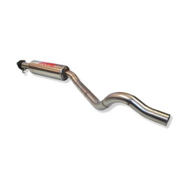 TRAMO INTERMEDIO INOXIDABLE CON SILENCIADOR NO HOMOLOGADO OPEL KADETT E 2.0 16V GSI 88-09/91