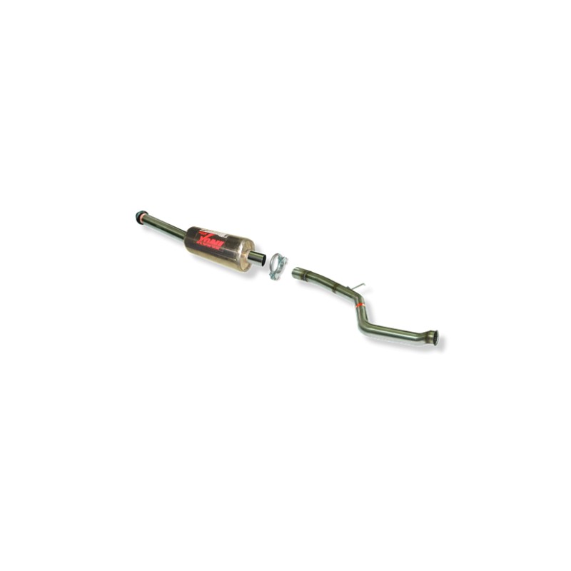 TRAMO INTERMEDIO INOXIDABLE CON SILENCIADOR NO HOMOLOGADO PEUGEOT 206 1.6I 8V 99-