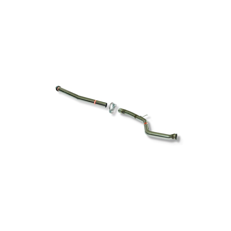 TRAMO INTERMEDIO INOXIDABLE SIN SILENCIADOR USO EXCLUSIVO PARA COMPETICIÓN PEUGEOT 206 1.6I 8V 99-