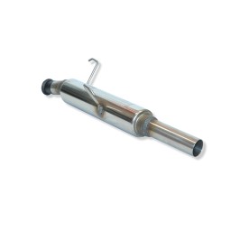 ESCAPE TRASERO INOXIDABLE GRUPO-N USO EXCLUSIVO PARA COMPETICIÓN PEUGEOT 206 1.6I 16V 00-