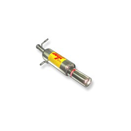 ESCAPE TRASERO INOXIDABLE PEUGEOT 307 1.6I 16V 04/01-