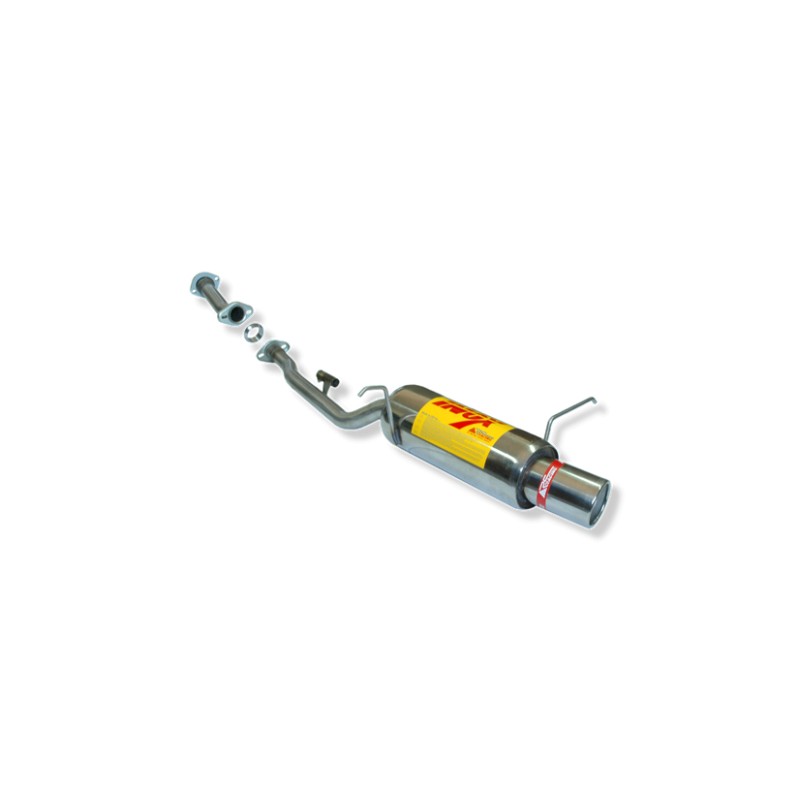 ESCAPE TRASERO INOXIDABLE NO HOMOLOGADO BMW 318TI E-36 1.8 16V 95-