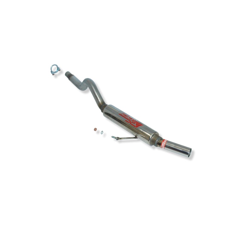 ESCAPE TRASERO INOXIDABLE GRUPO-N USO EXCLUSIVO PARA COMPETICIÓN RENAULT CLIO II 1.2I 8V 98-